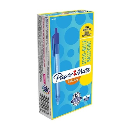 Paper Mate Papermate 1951253 Retractable Ballpoint Pens; Medium Point; Blue 1951253